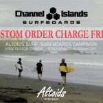 【CHANNEL ISLANDS】秋冬サーフボードキャンペーン